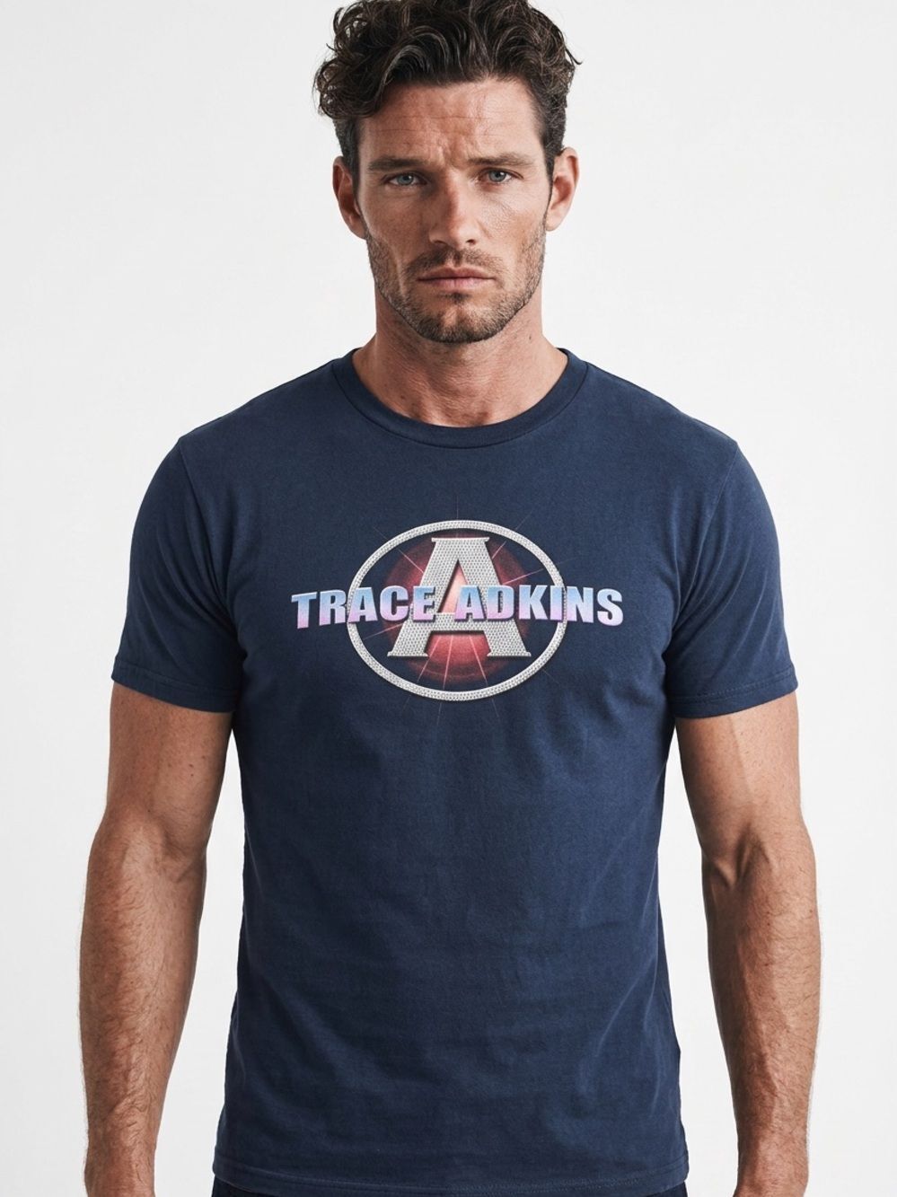 TRACE ADKINS | 2006 Country Music Concert Tour Tee Navy Blue L